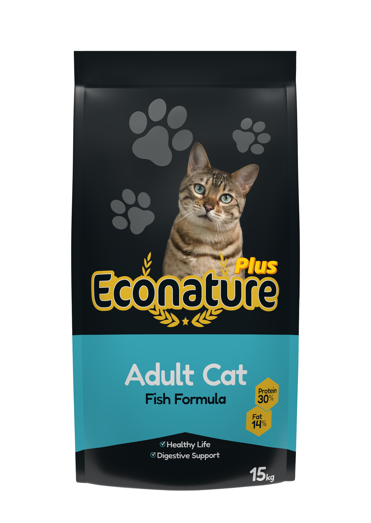 Econature Plus Adult Cat Fish 15 кг