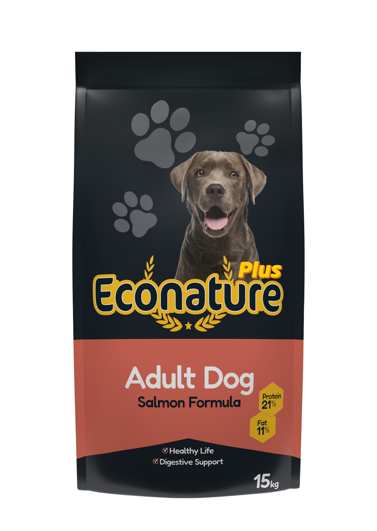 Econature Plus Adult Dog Salmon 15 кг
